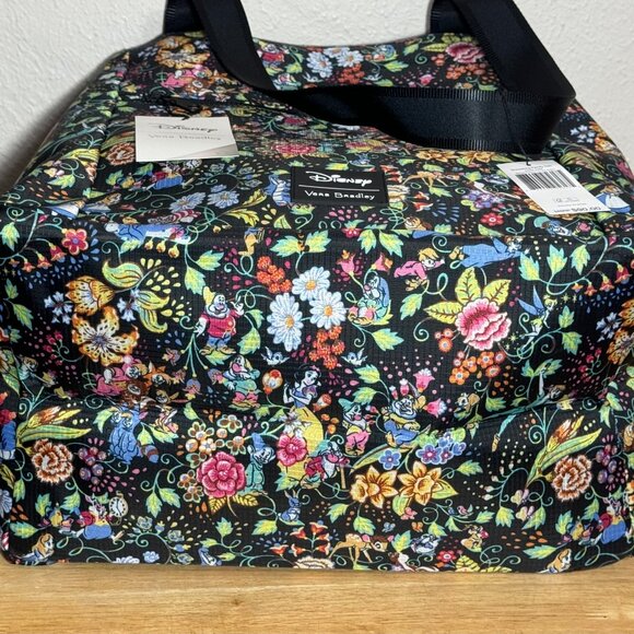Vera Bradley Drawstring Family Tote in Disney Classics on the Green NWT Ripstop - Picture 10 of 12